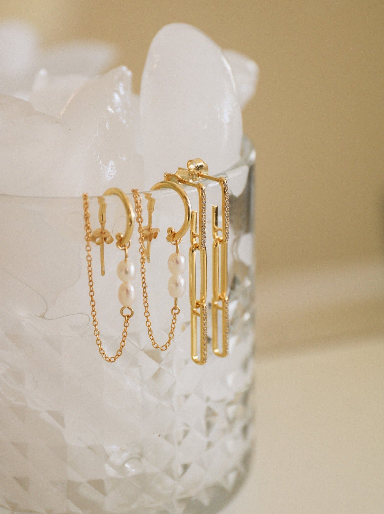 Pearl Dangle Earrings