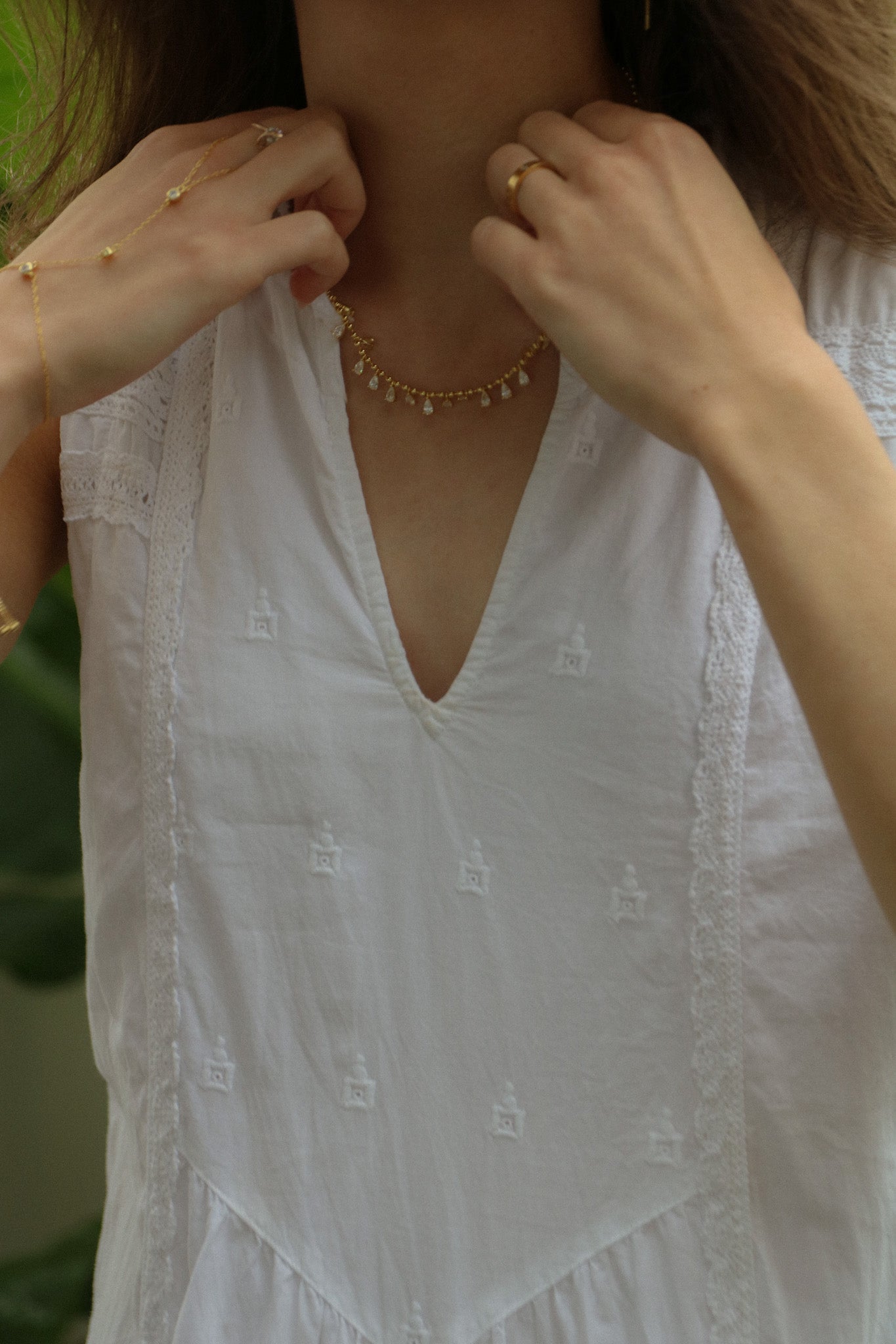 Teardrop Beaded Necklace