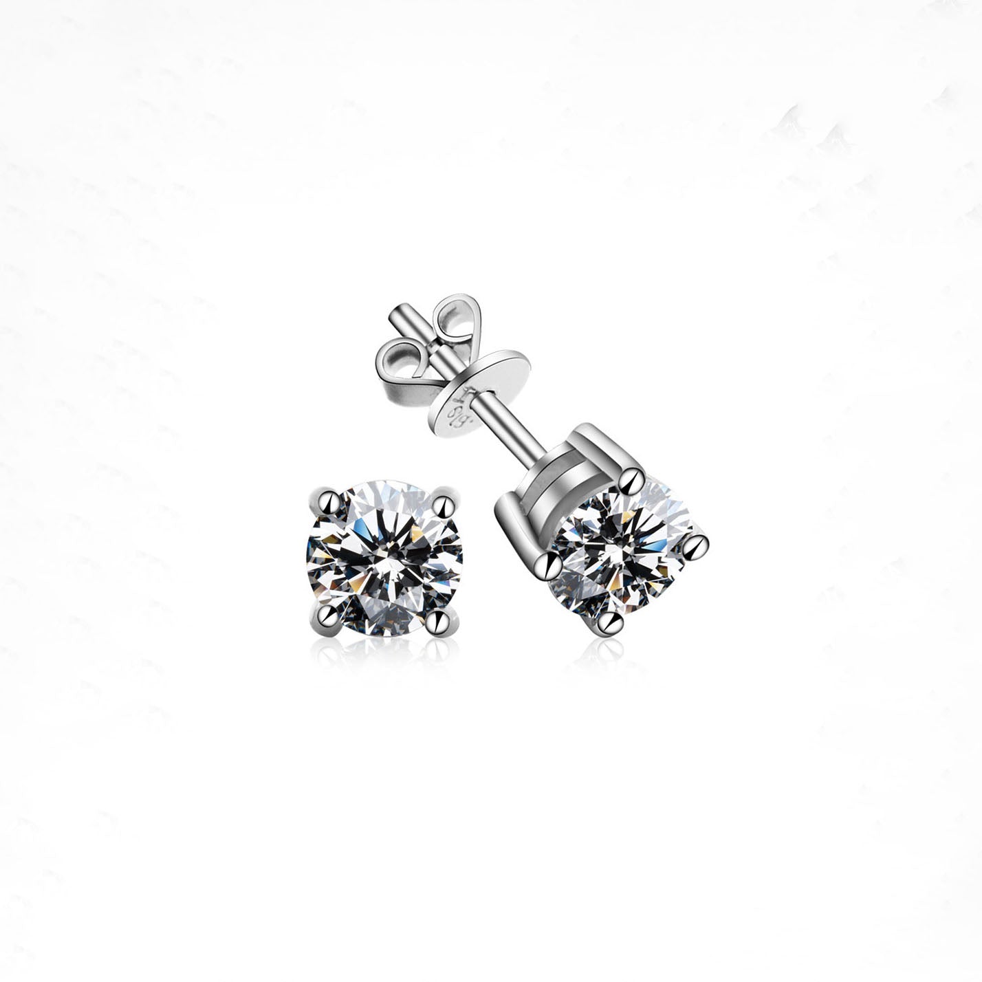 Moissanite Studs
