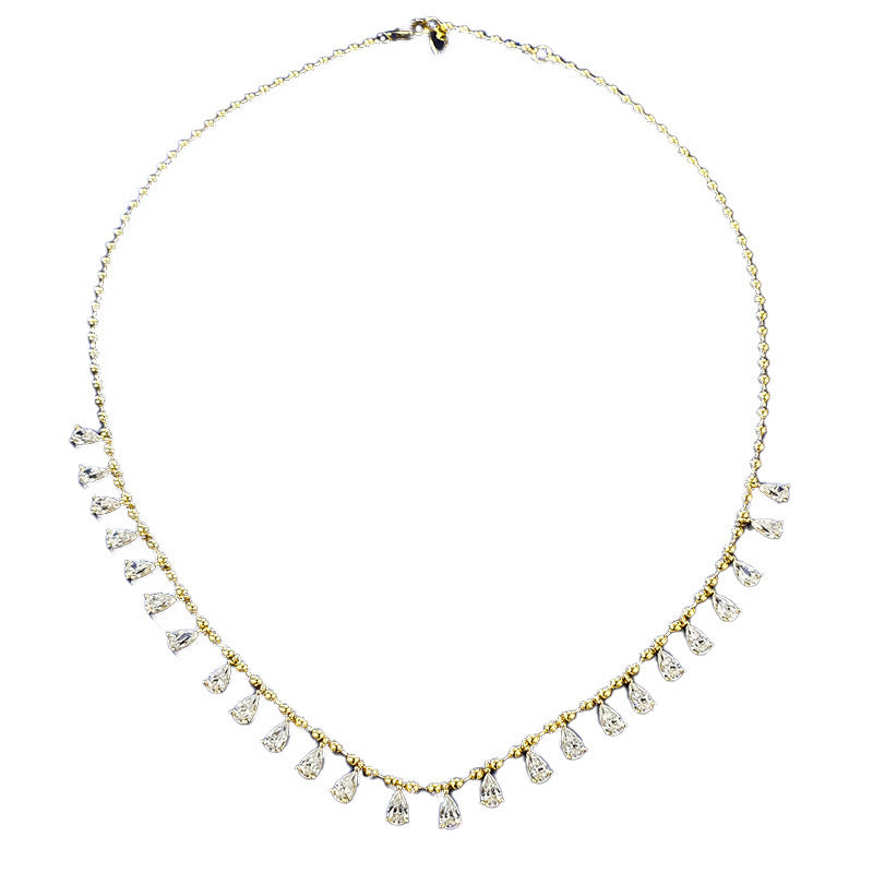 Teardrop Beaded Necklace