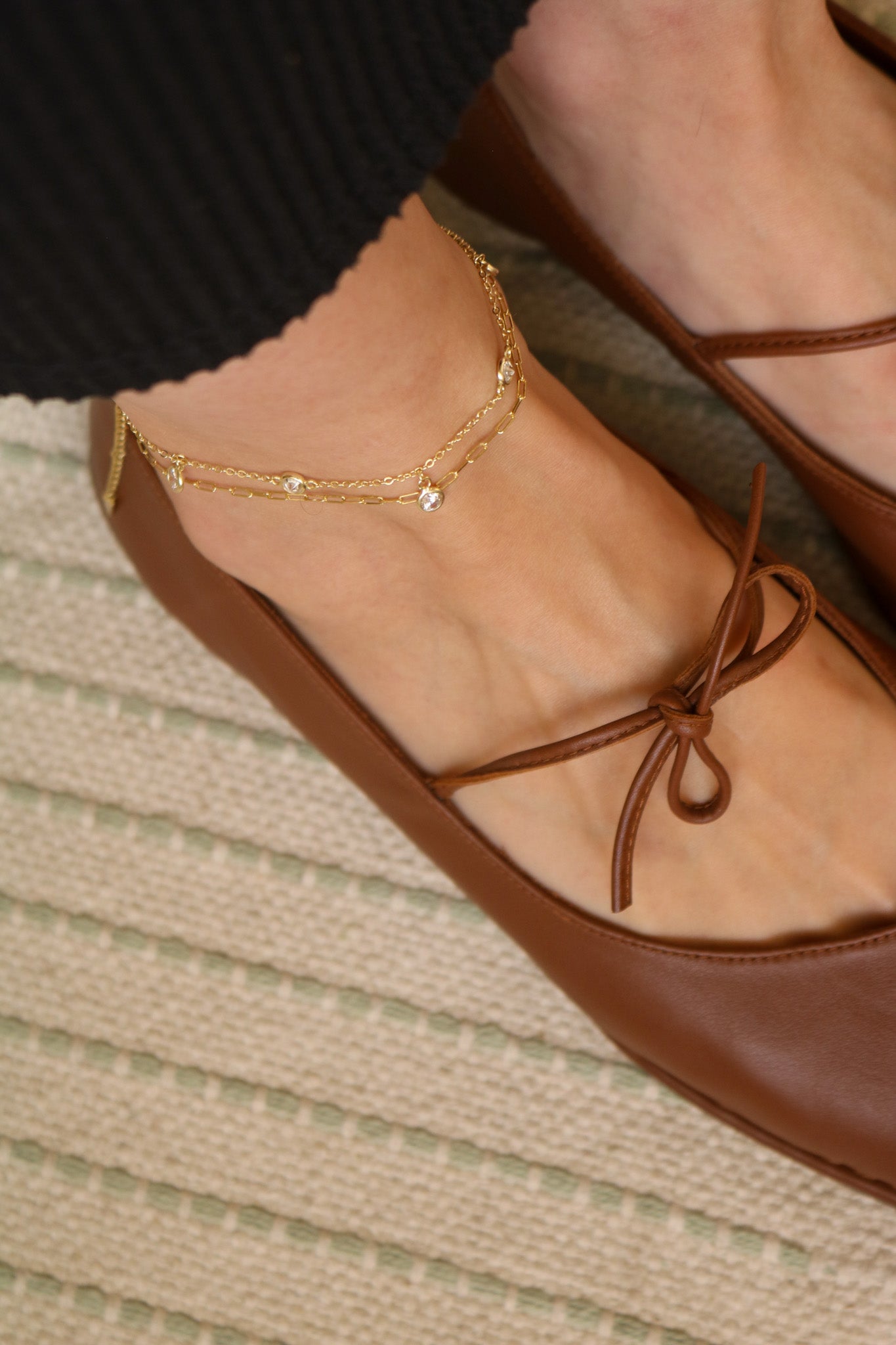 Teardrop Anklet