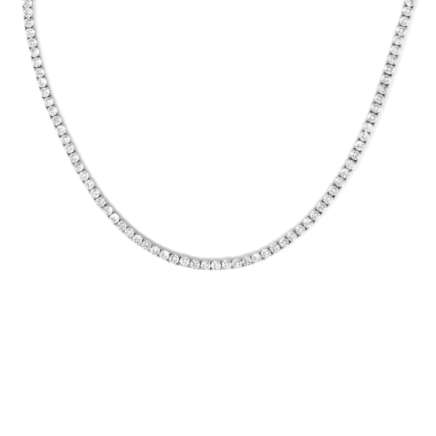 Round Cut Tennis Chain - 4mm