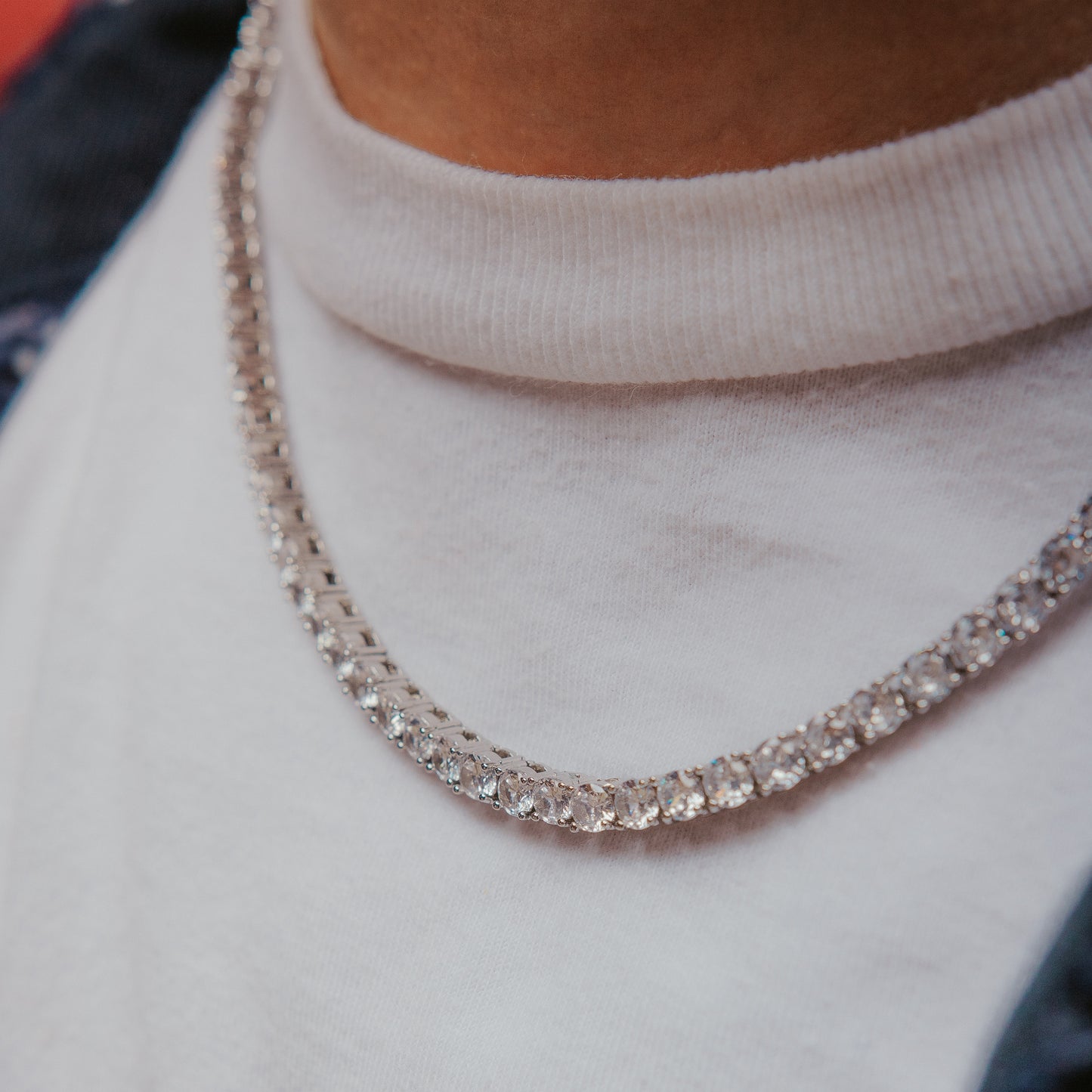 Round Cut Tennis Chain - 4mm